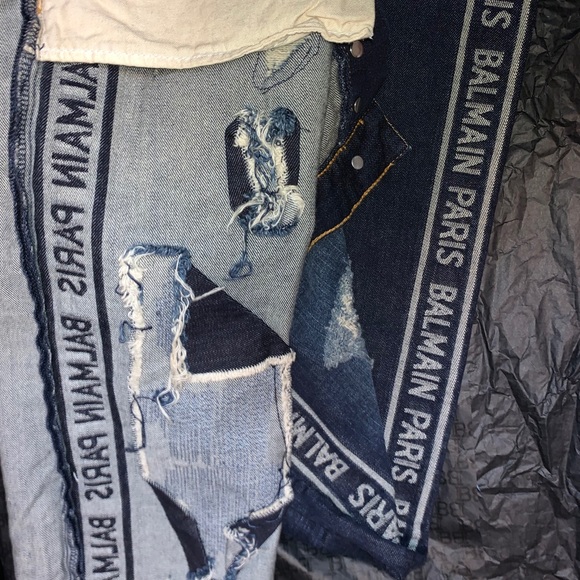 Balmain Logo Slim Jeans With Box - Picture 10 of 14